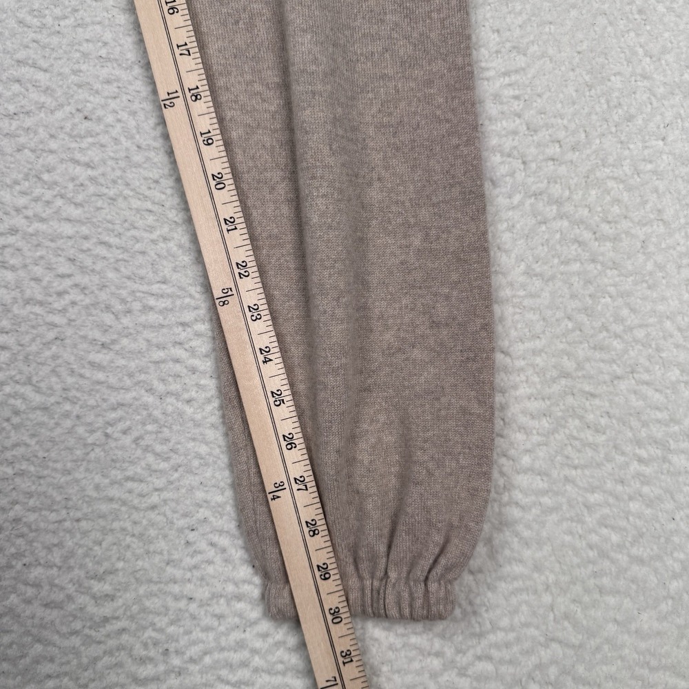 NEW NAADAM Recycled Cashmere Jogger Women's Small Oatmeal Beige Pant $195 - Picture 6 of 13